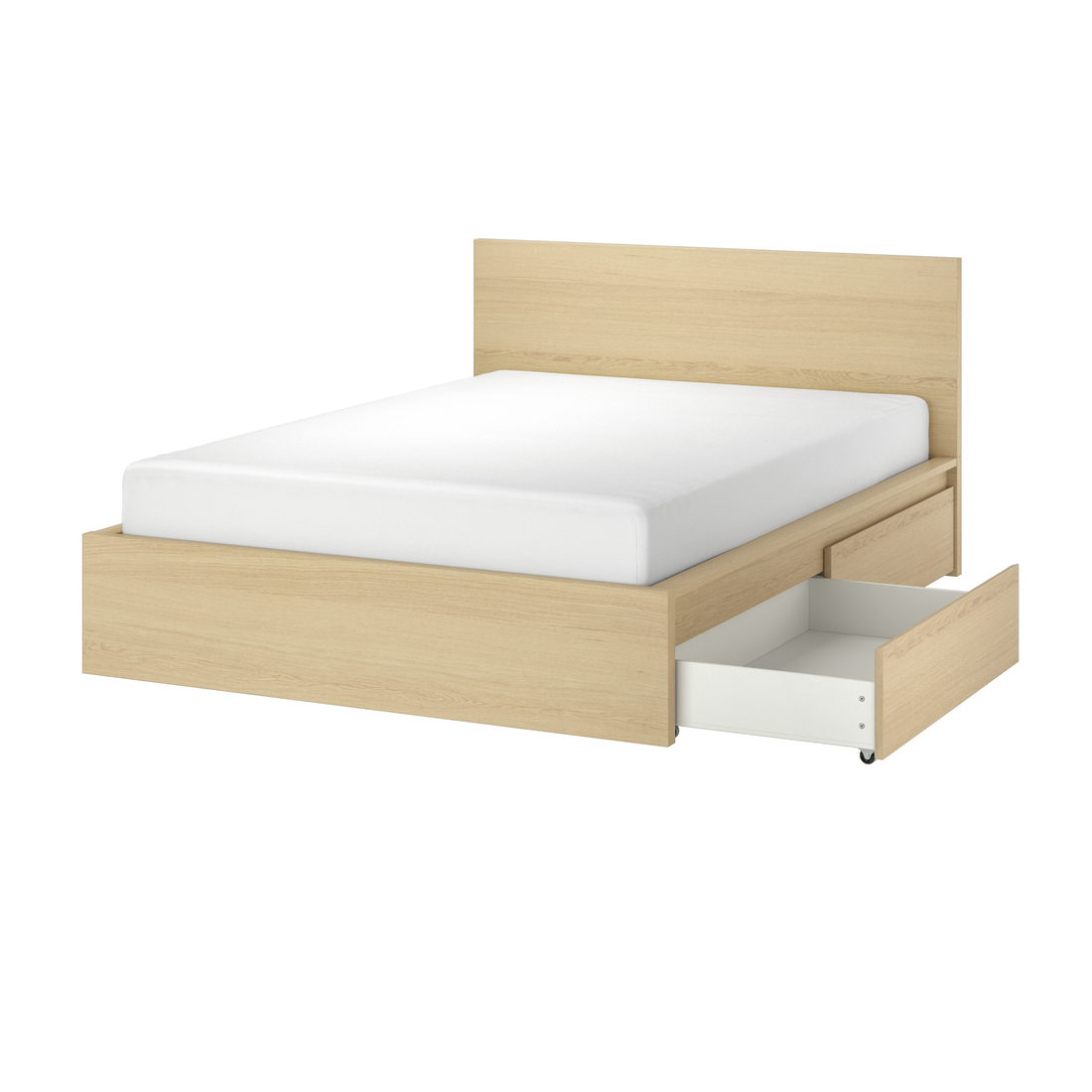 Select colour variation: White stained oak veneer