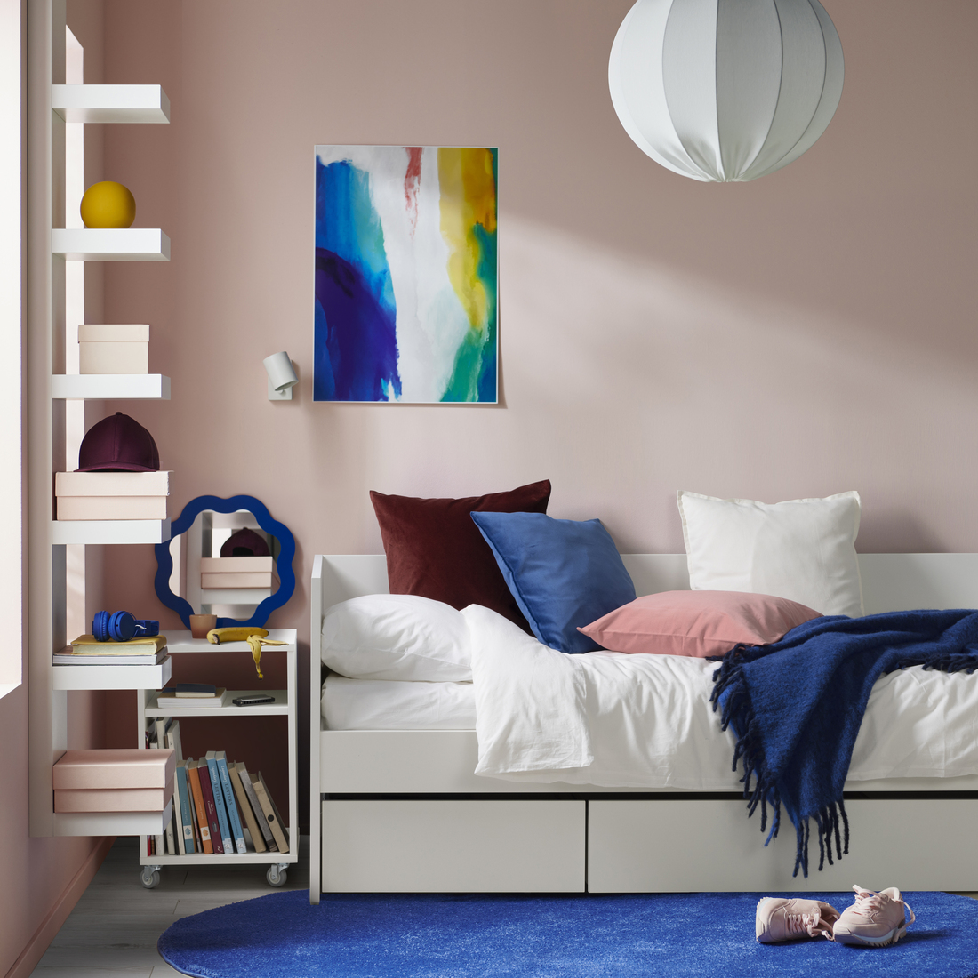VIHALS, daybed with storage/without mattress. 5 of 11 open dialog