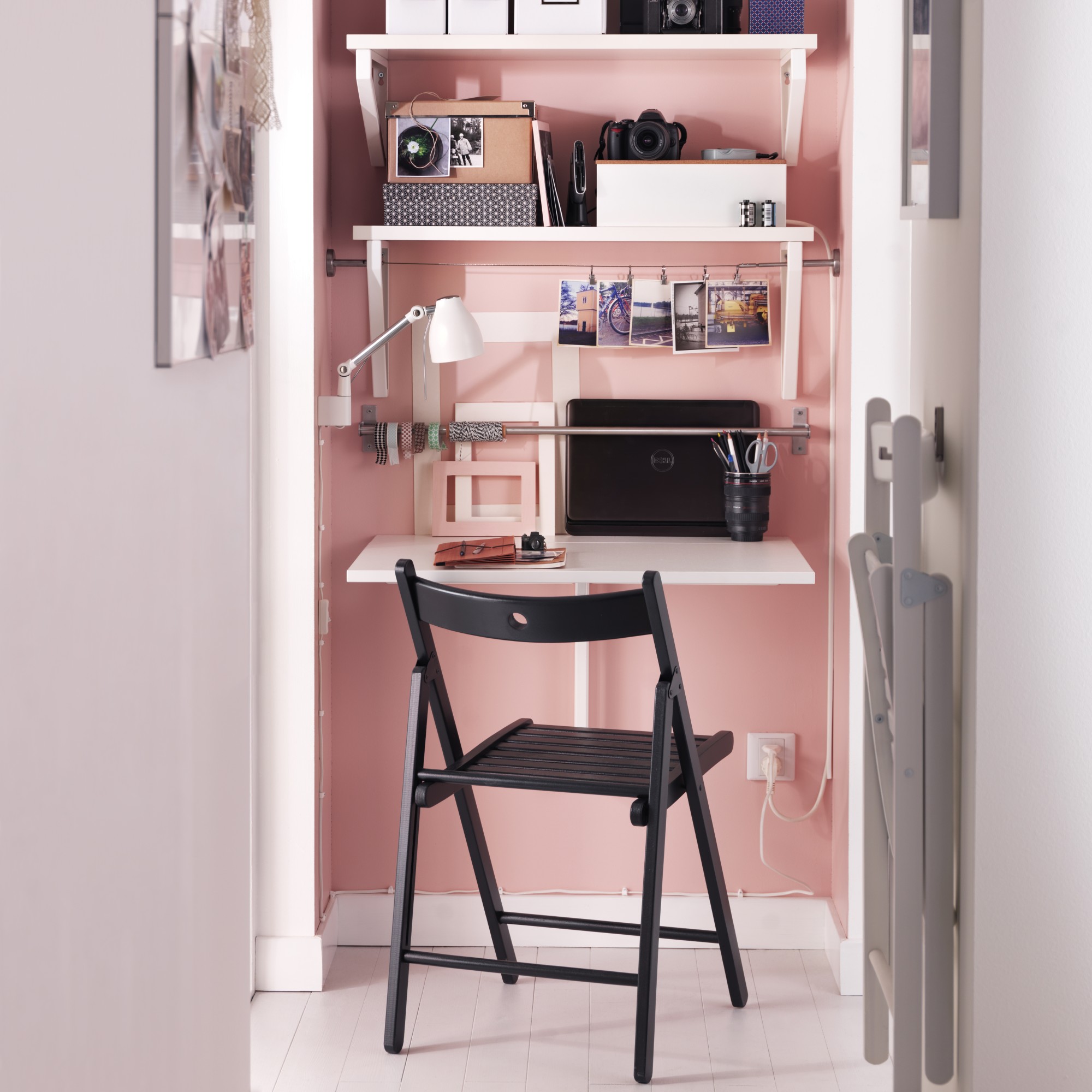 NORBERG, mesa de comedor plegable de pared. 3 de 5 abrir diálogo