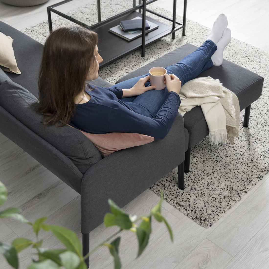 GLOSTAD, sofá 2 plazas con chaiselongue. 5 de 8 abrir diálogo