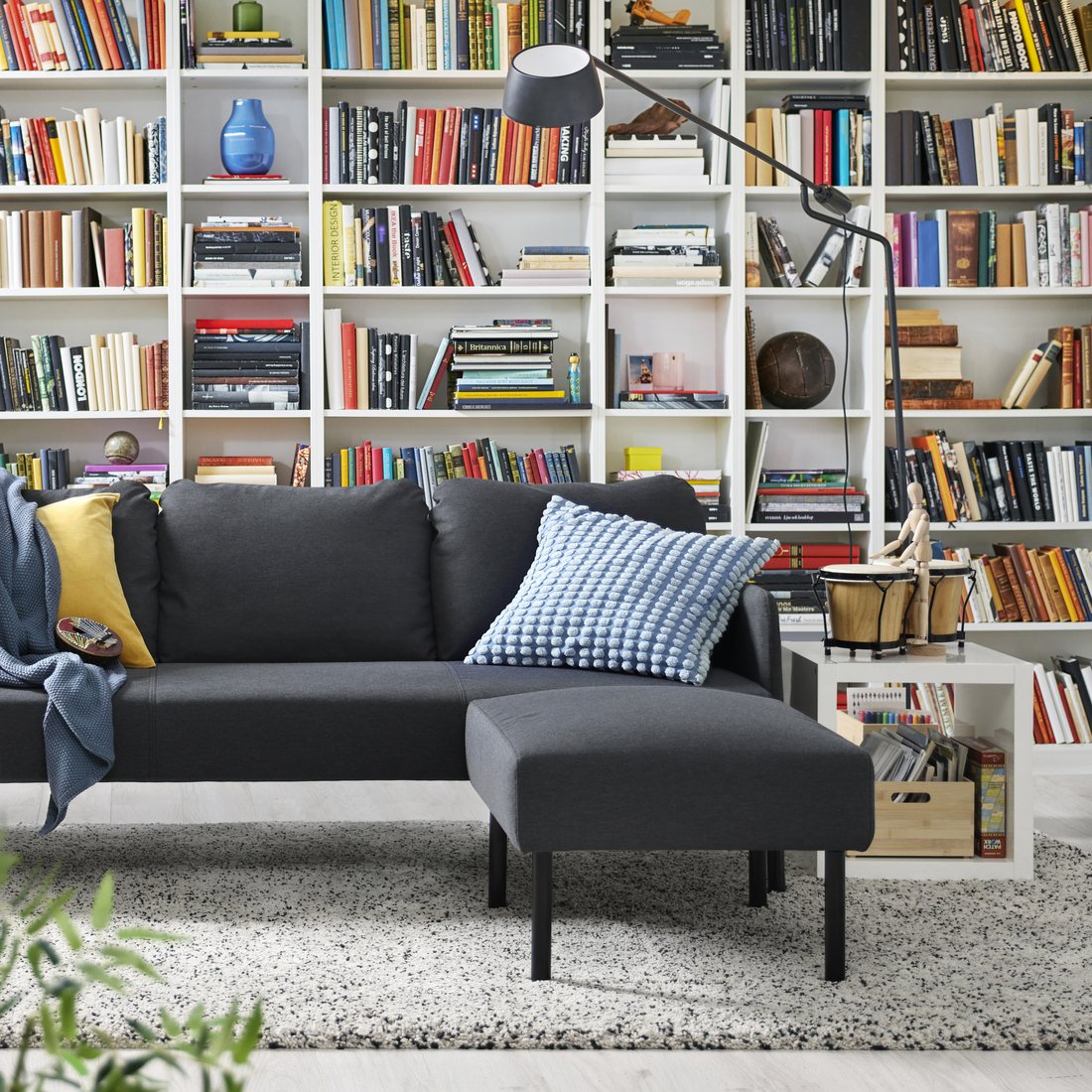 GLOSTAD, sofá 3 plazas con chaiselongue. 3 de 8 abrir diálogo
