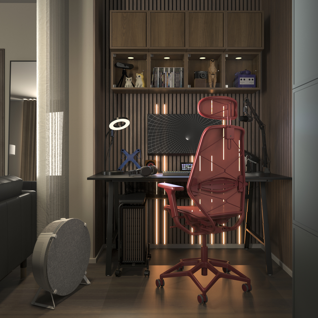 STYRSPEL, gaming chair. 2 of 11 open dialog