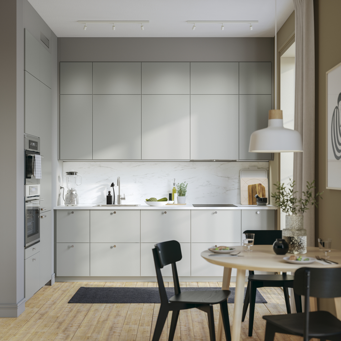 BÄVE, LED ceiling track, 3 spots 800 lm 2700K. 4 of 4 open dialog