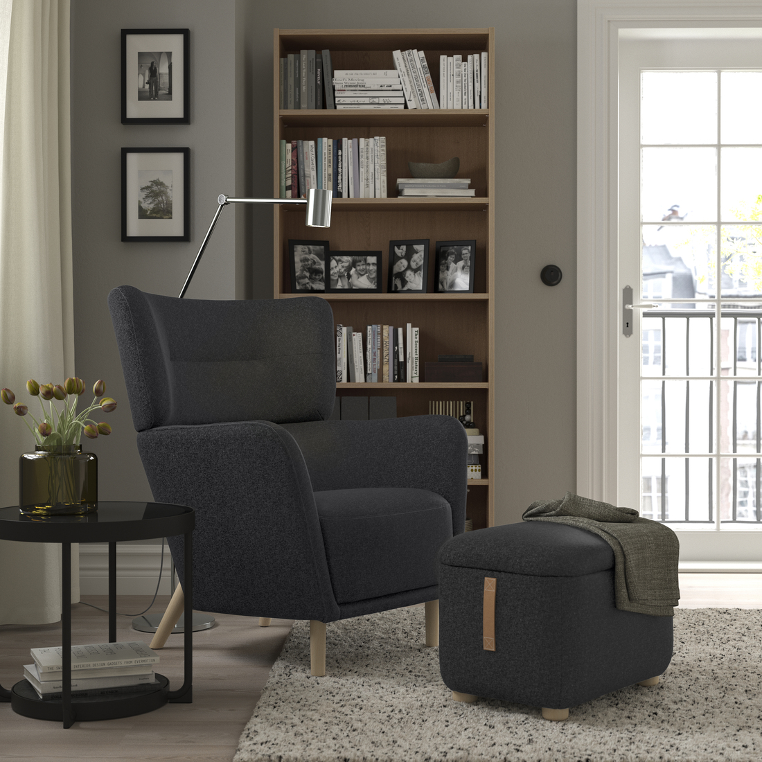 OSKARSHAMN, wing chair. 3 of 6 open dialog