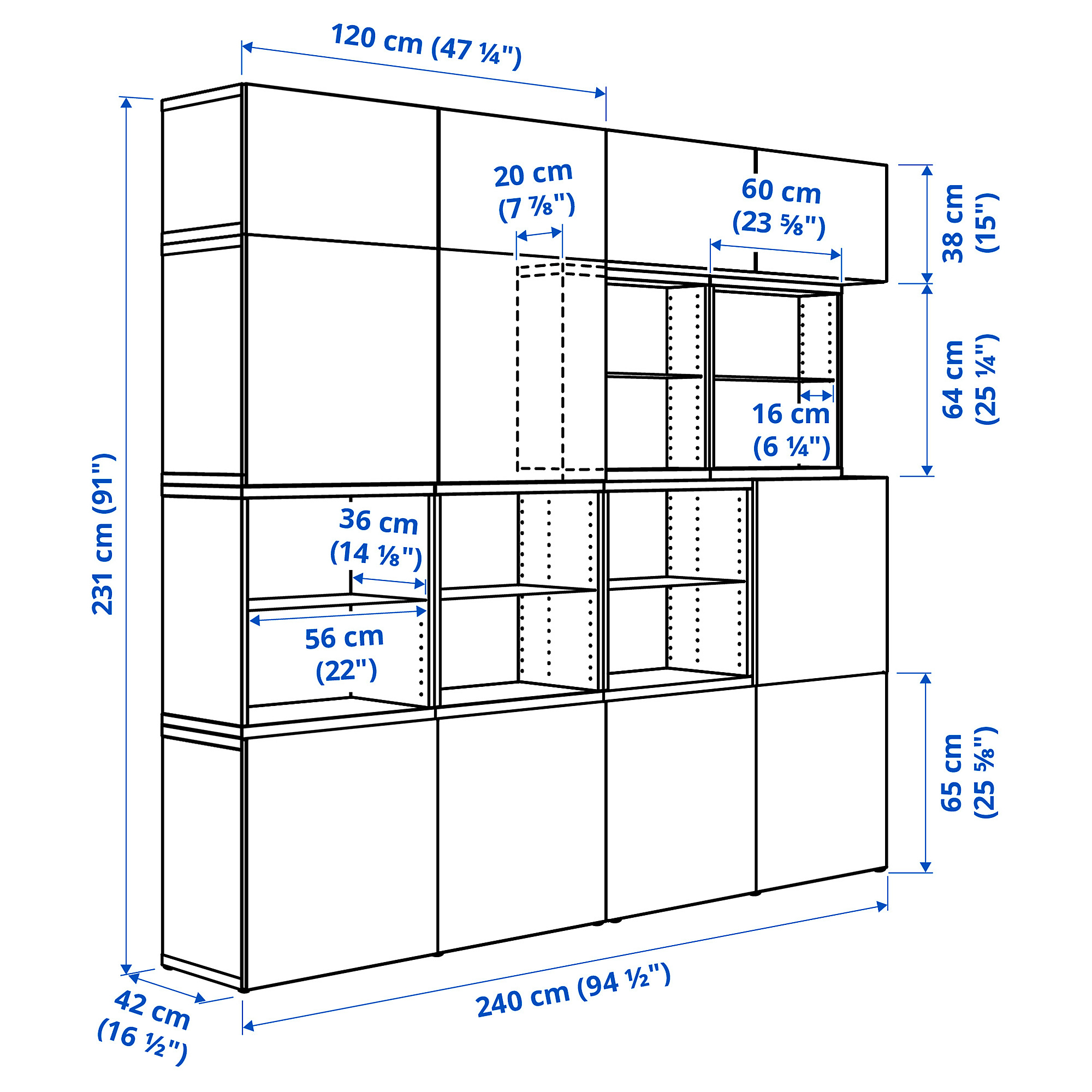 BESTÅ, mueble salón. 4 de 4 abrir diálogo