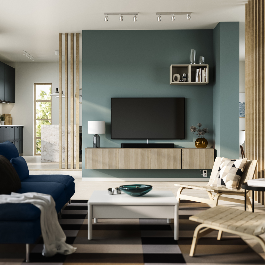 BESTÅ, mueble TV con puertas. 2 de 7 abrir diálogo