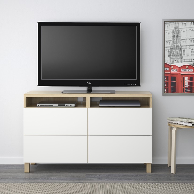 BESTÅ, TV unit with drawers. 2 of 5 open dialog