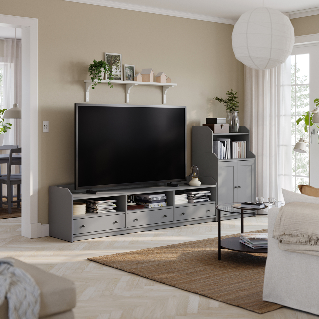 HAUGA, TV unit. 2 of 6 open dialog