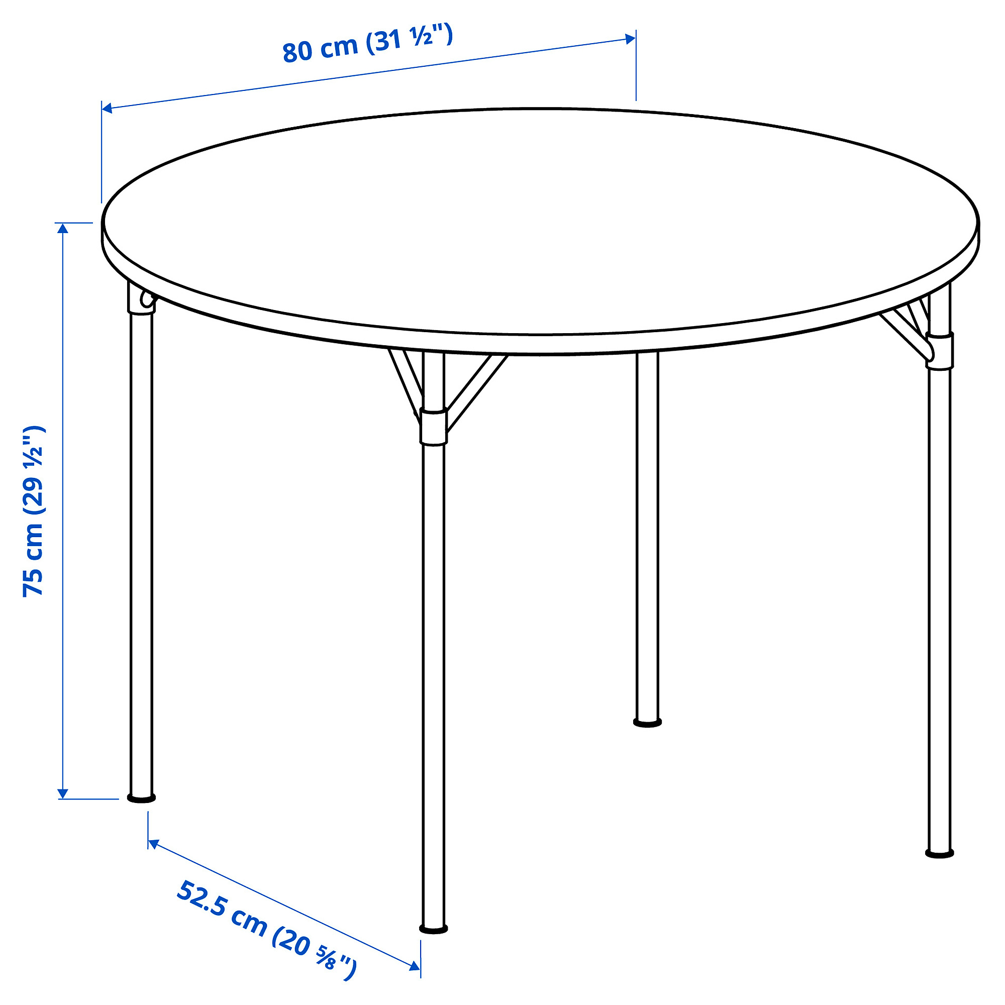 GRÖTÅN / SKOGSTA, round dining table and 2 chairs. 6 of 7 open dialog