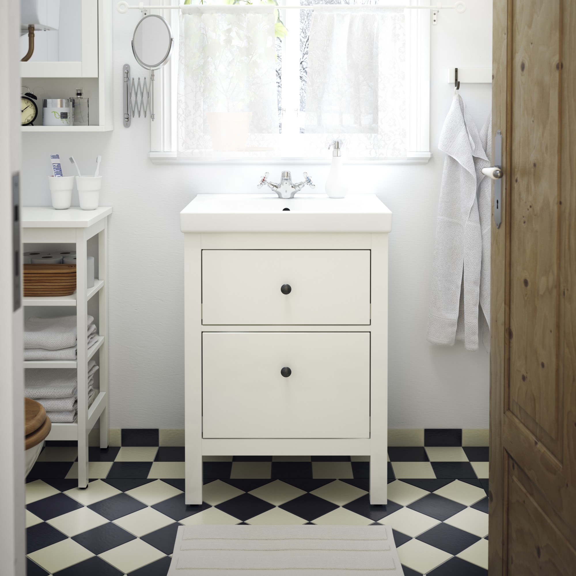 HEMNES, armario lavabo con 2 cajones. 2 de 3 abrir diálogo