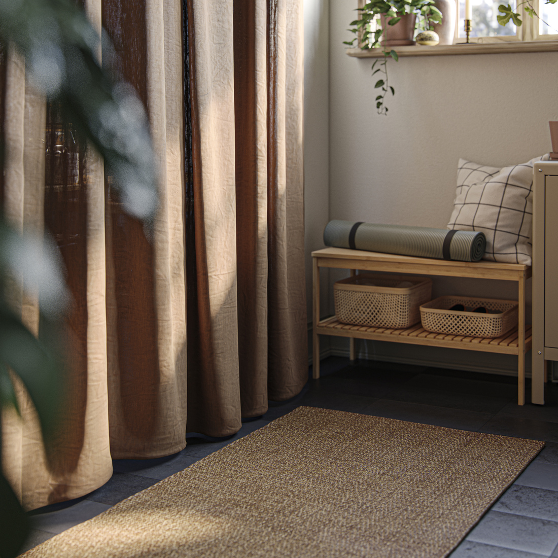 LYDERSHOLM, rug flatwoven, indoor/outdoor. 2 of 5 open dialog