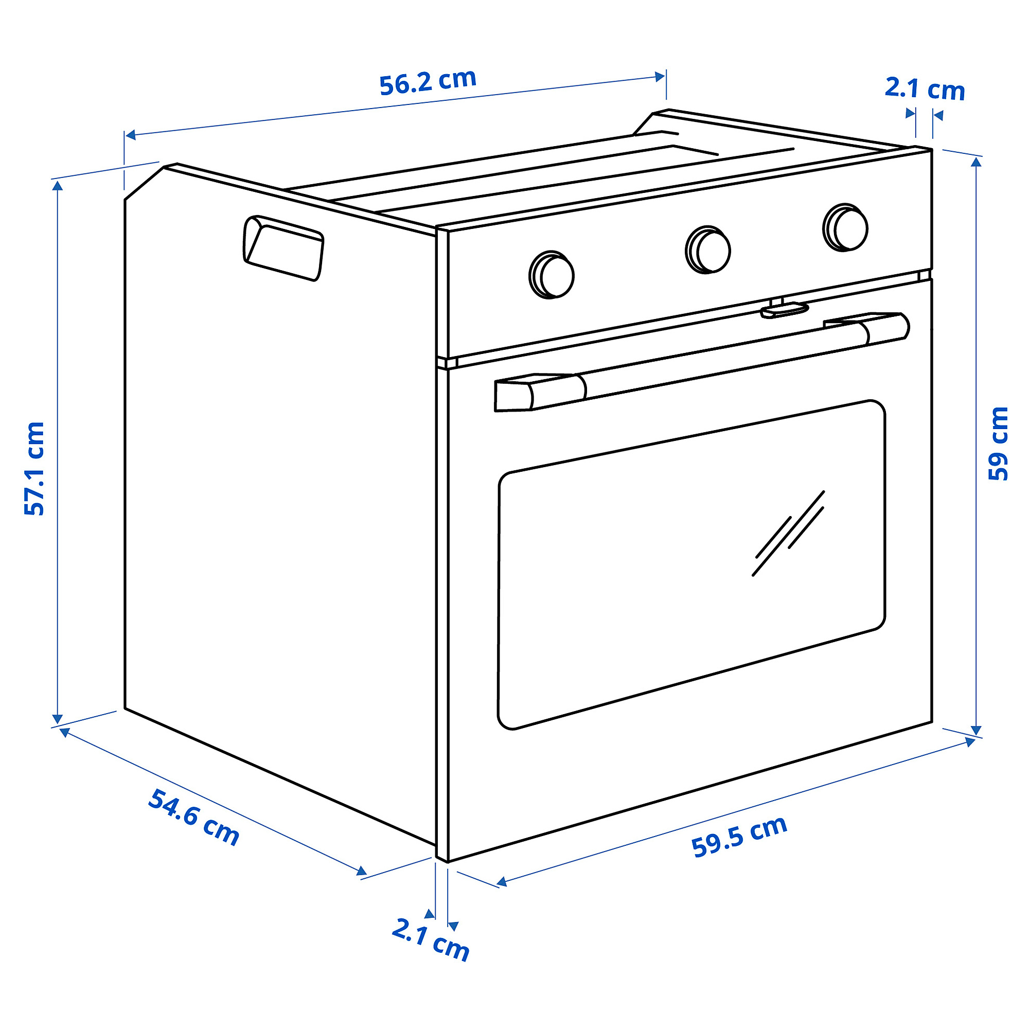 STENABY, horno con ventilador. 6 de 6 abrir diálogo