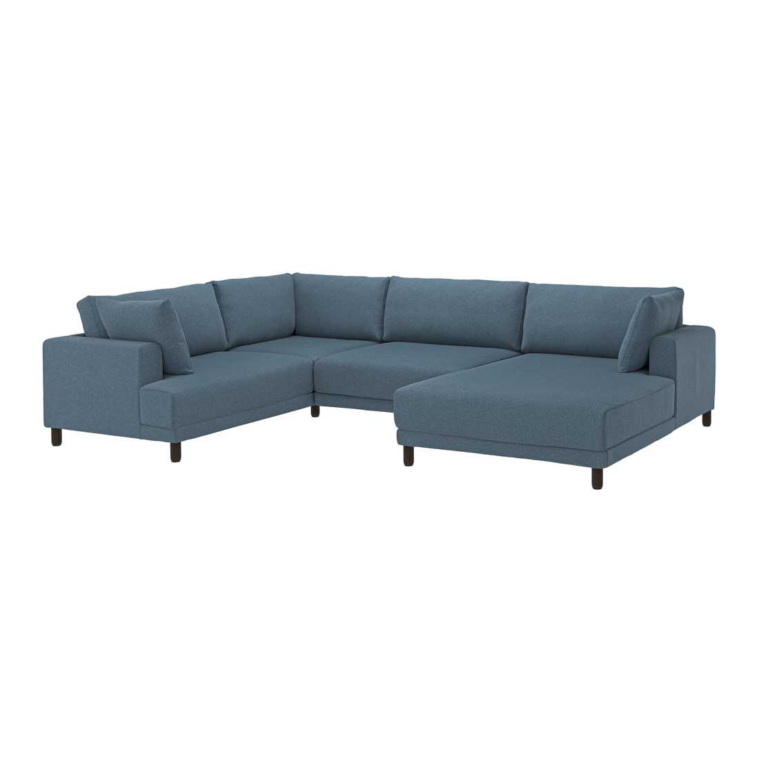 Select colour variation: with chaise, right/Axvall dark gray-blue