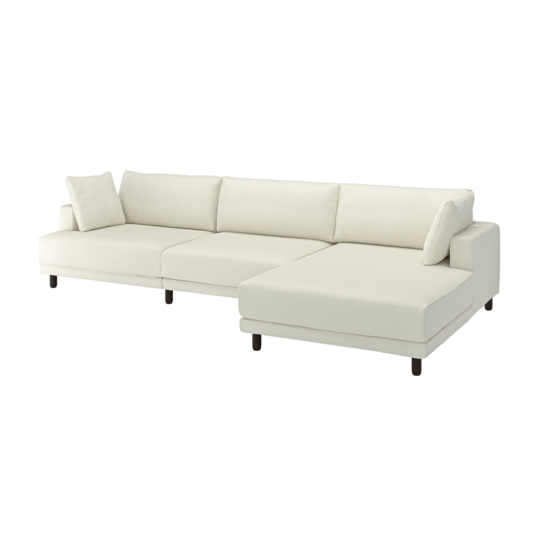 Select colour variation: with chaise, right/Axvall off-white