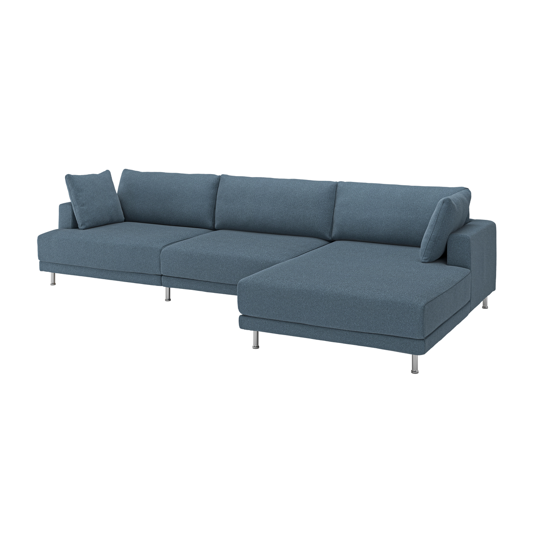 Select colour variation: with chaise, right/Axvall dark gray-blue