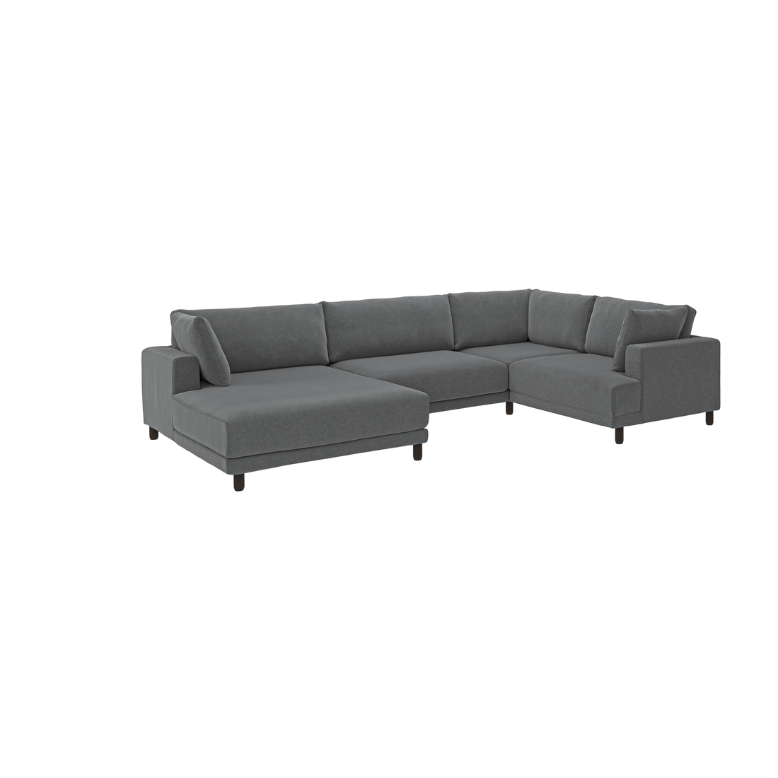 Select colour variation: with chaise, left/Johanneshov dark gray