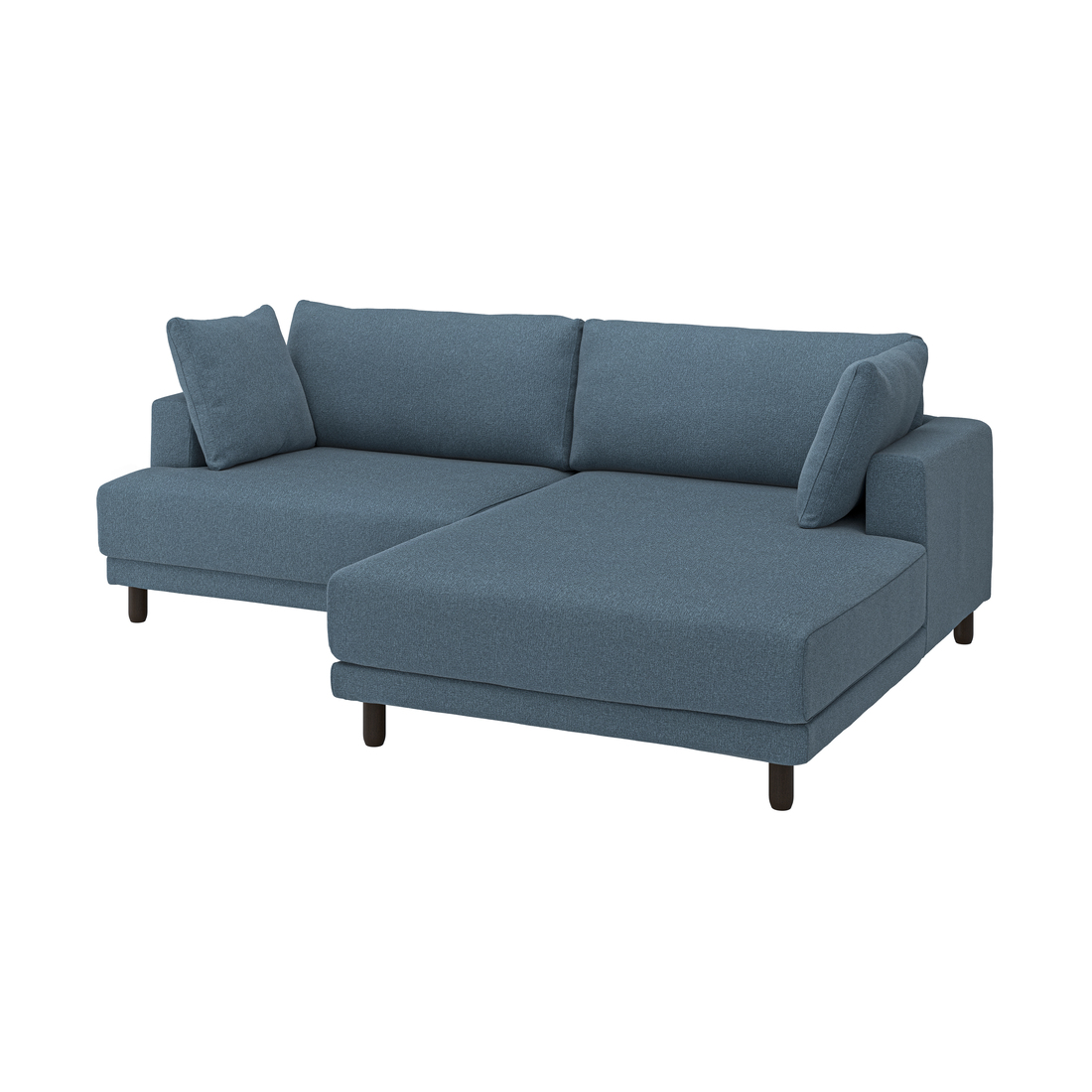 Select colour variation: with chaise, right/Axvall dark gray-blue