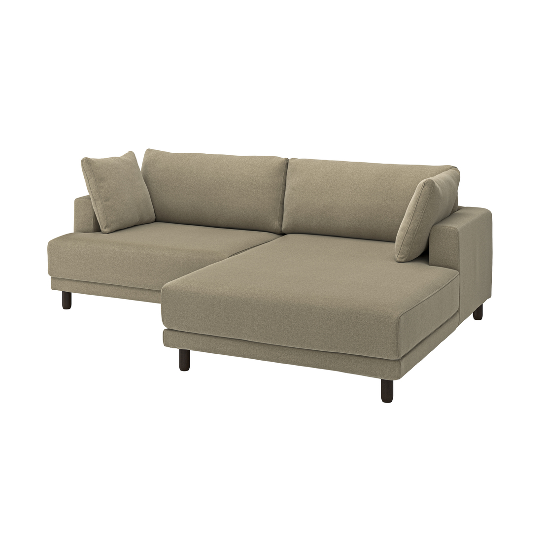 Select colour variation: with chaise, right/Johanneshov brown-beige