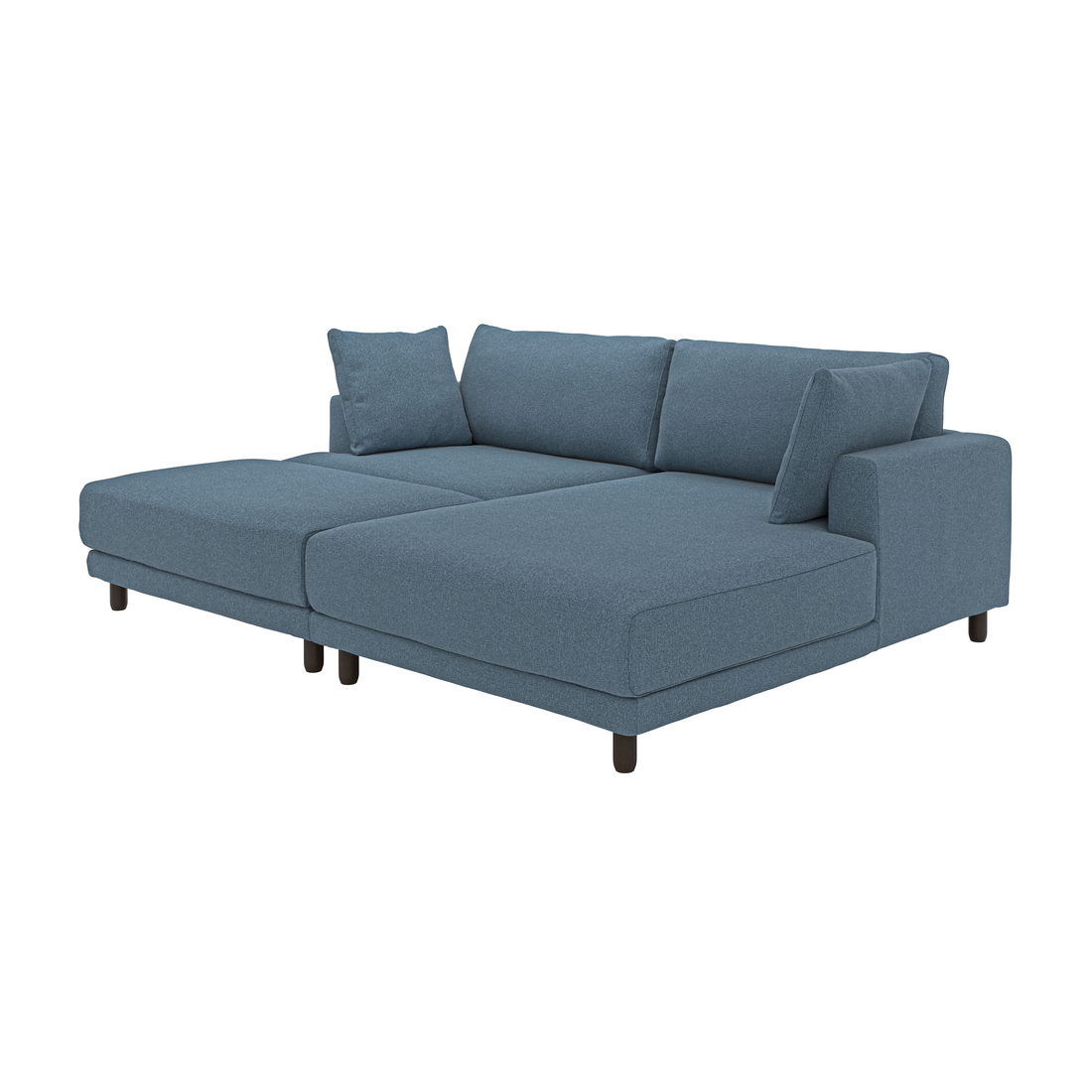 Select colour variation: with chaise, right with footstool/Axvall dark gray-blue