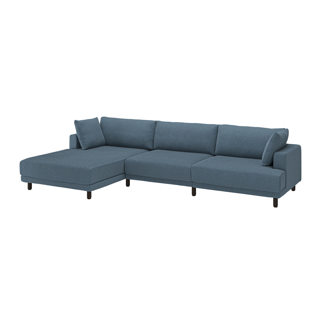 Select colour variation: with chaise, left/Axvall dark gray-blue
