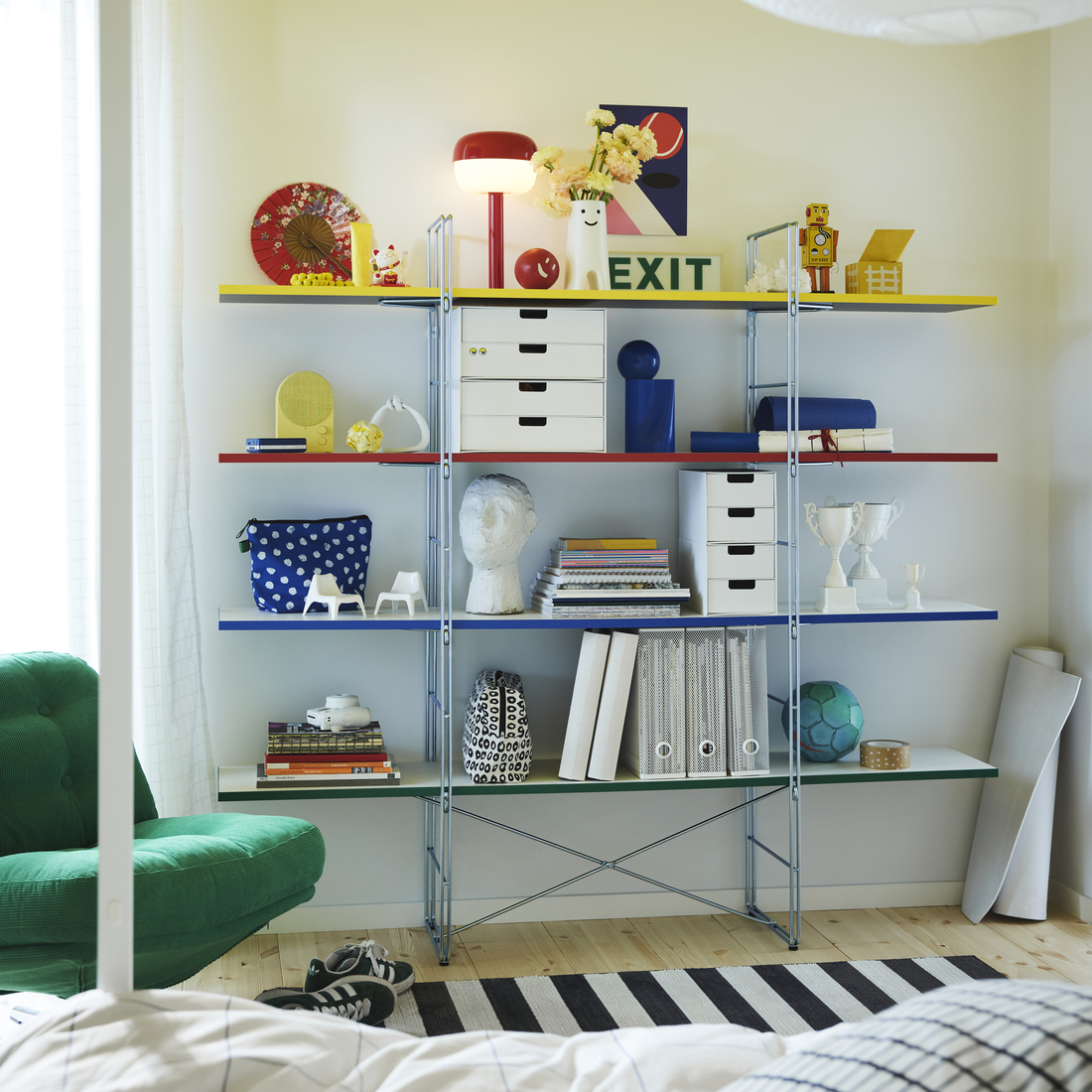 BYAKORRE, open shelf unit. 4 of 9 open dialog