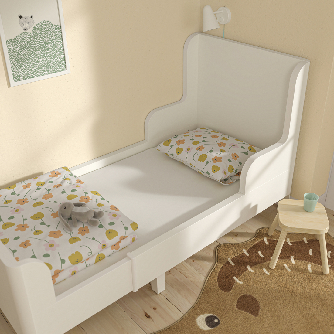 BARNDRÖM, fitted sheet for extendable bed. 2 of 4 open dialog