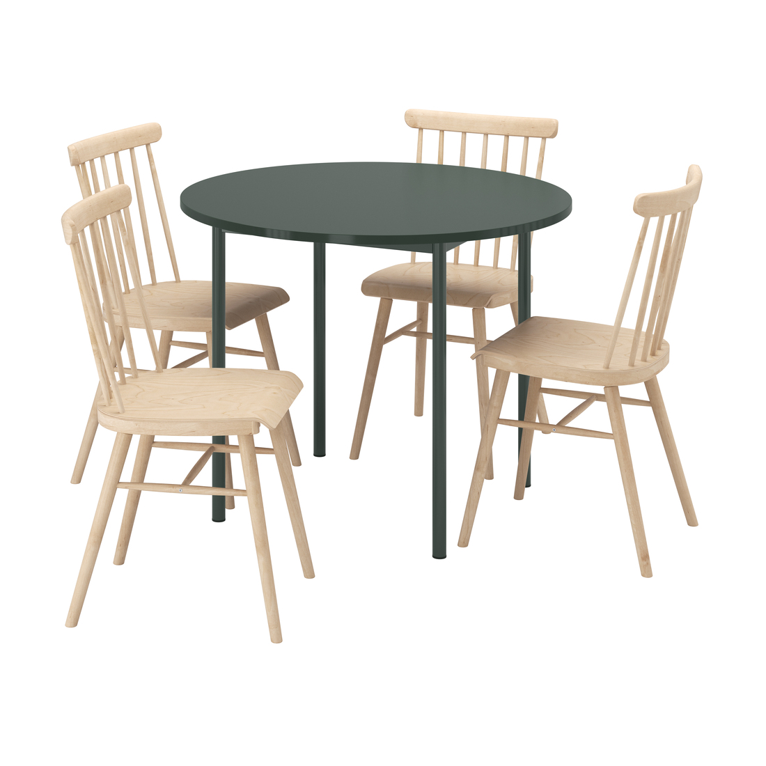 Measurement Illustration - IKEA PS 2026/HÖGVED round table and 4 chairs