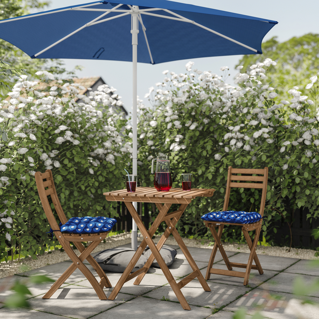 ASKHOLMEN, outdoor foldable chair. 2 of 4 open dialog
