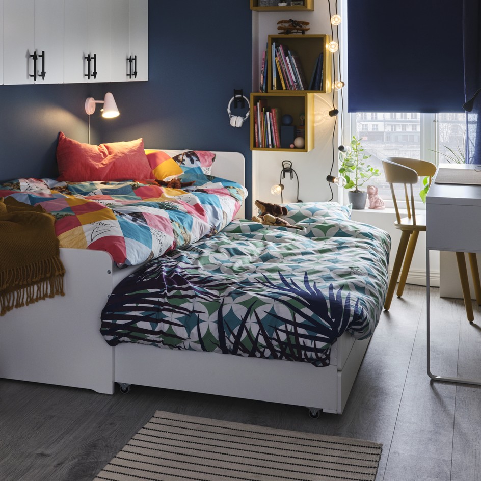 SLÄKT, cama inferior con 2 cajones. 2 de 4 abrir diálogo