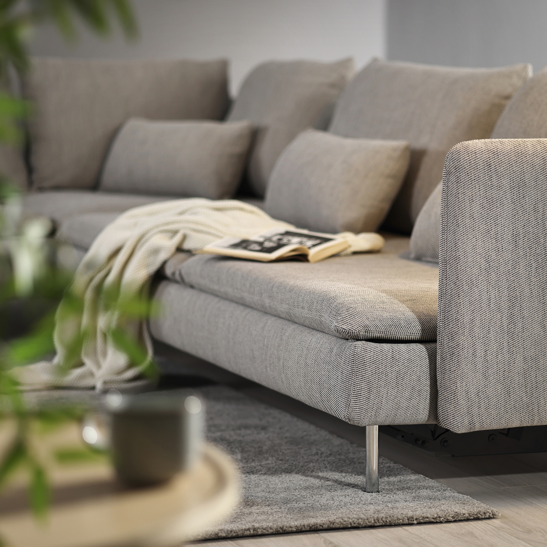 SÖDERHAMN, 6 seat corner sofa bed. 7 of 10 open dialog