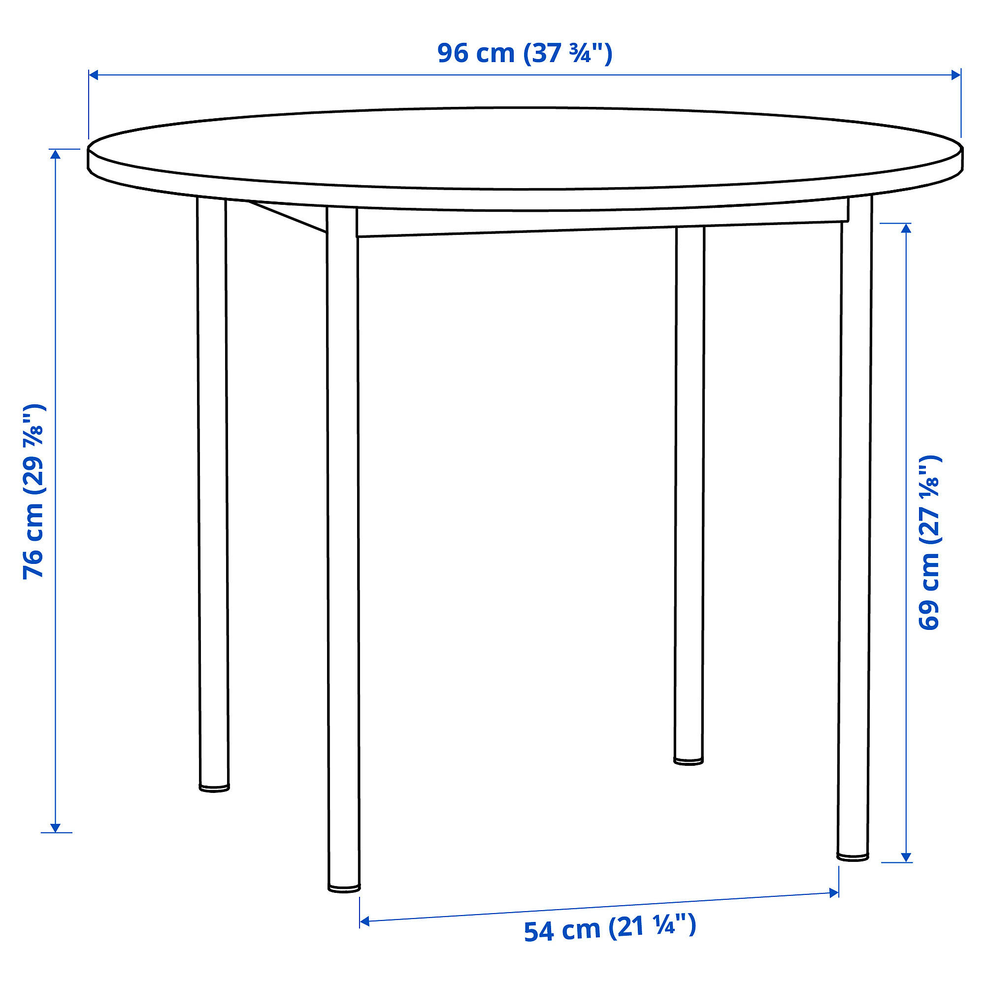 IKEA PS 2026 / VIHALS, round table and 4 chairs. 3 of 3 open dialog