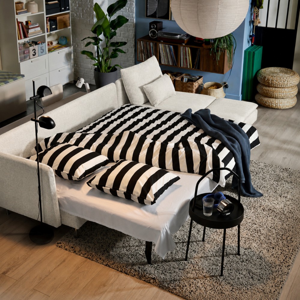 SÖDERHAMN, sofá cama de 4 plazas con chaiselongue. 3 de 6 abrir diálogo