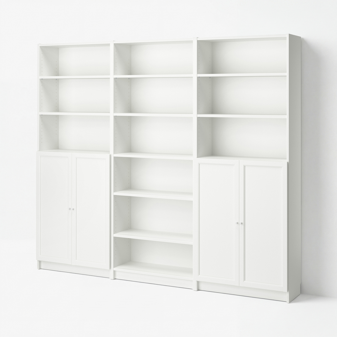 BILLY / OXBERG, bookcase whit doors. 2 of 2 open dialog