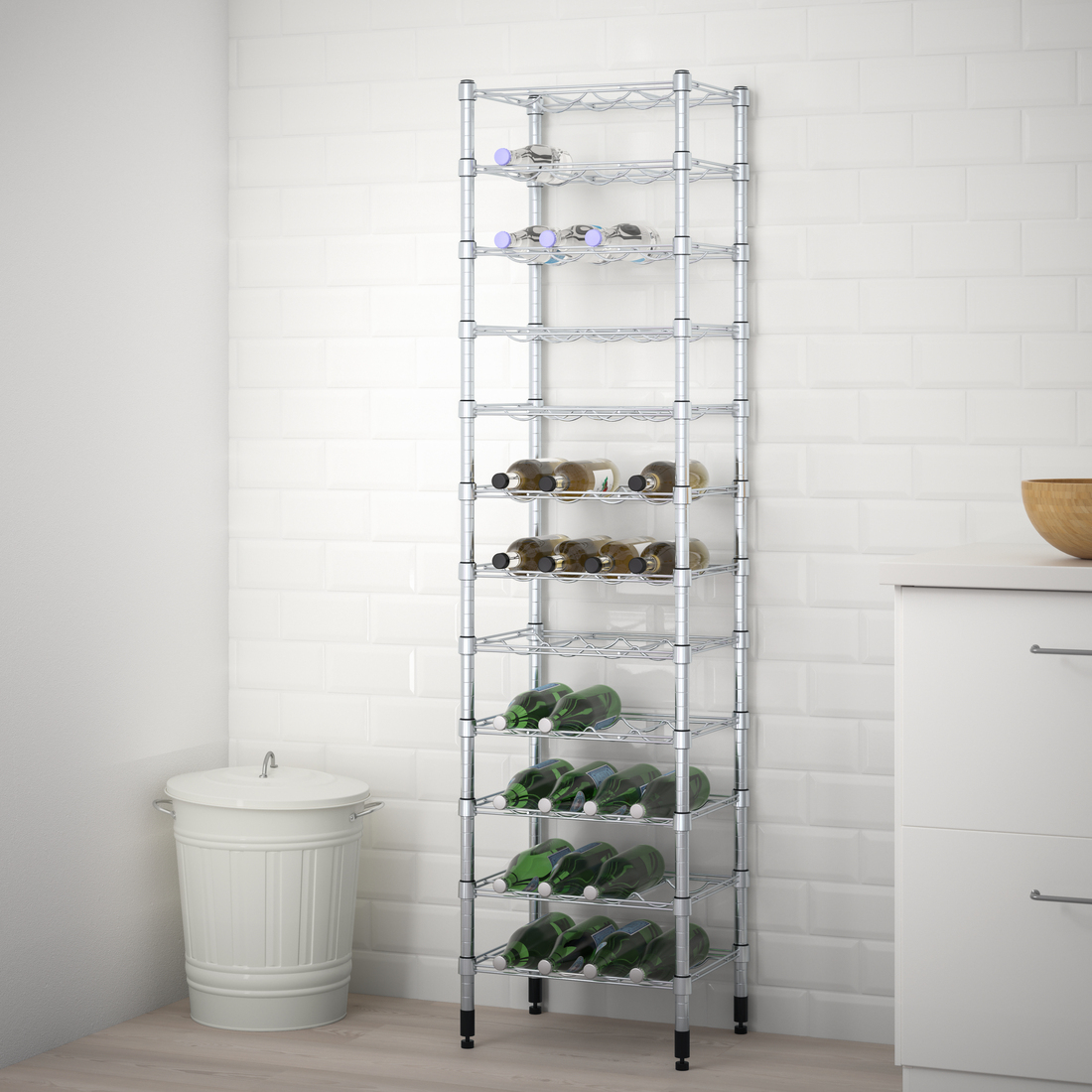 OMAR, bottle shelving unit. 2 of 6 open dialog