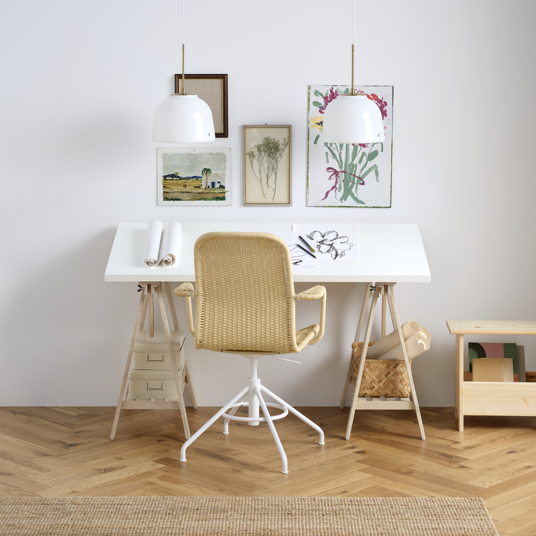 PERJOHAN, stool with storage. 4 of 9 open dialog