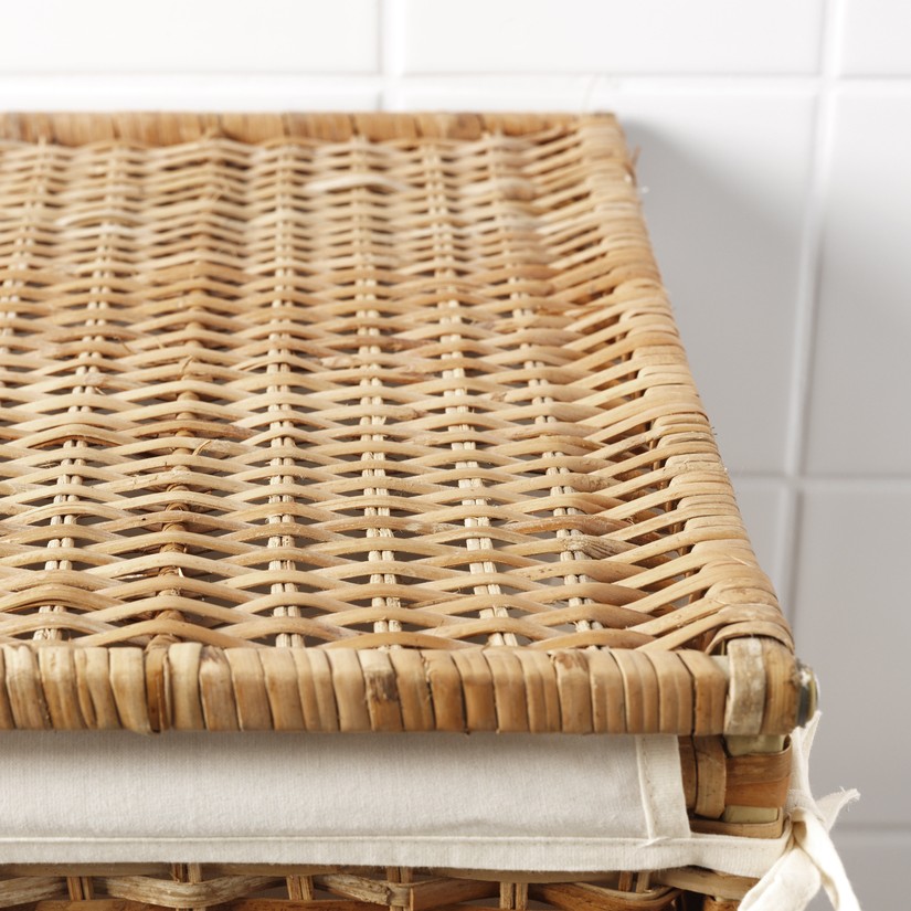 BRANÄS, laundry basket with lining. 4 of 4 open dialog