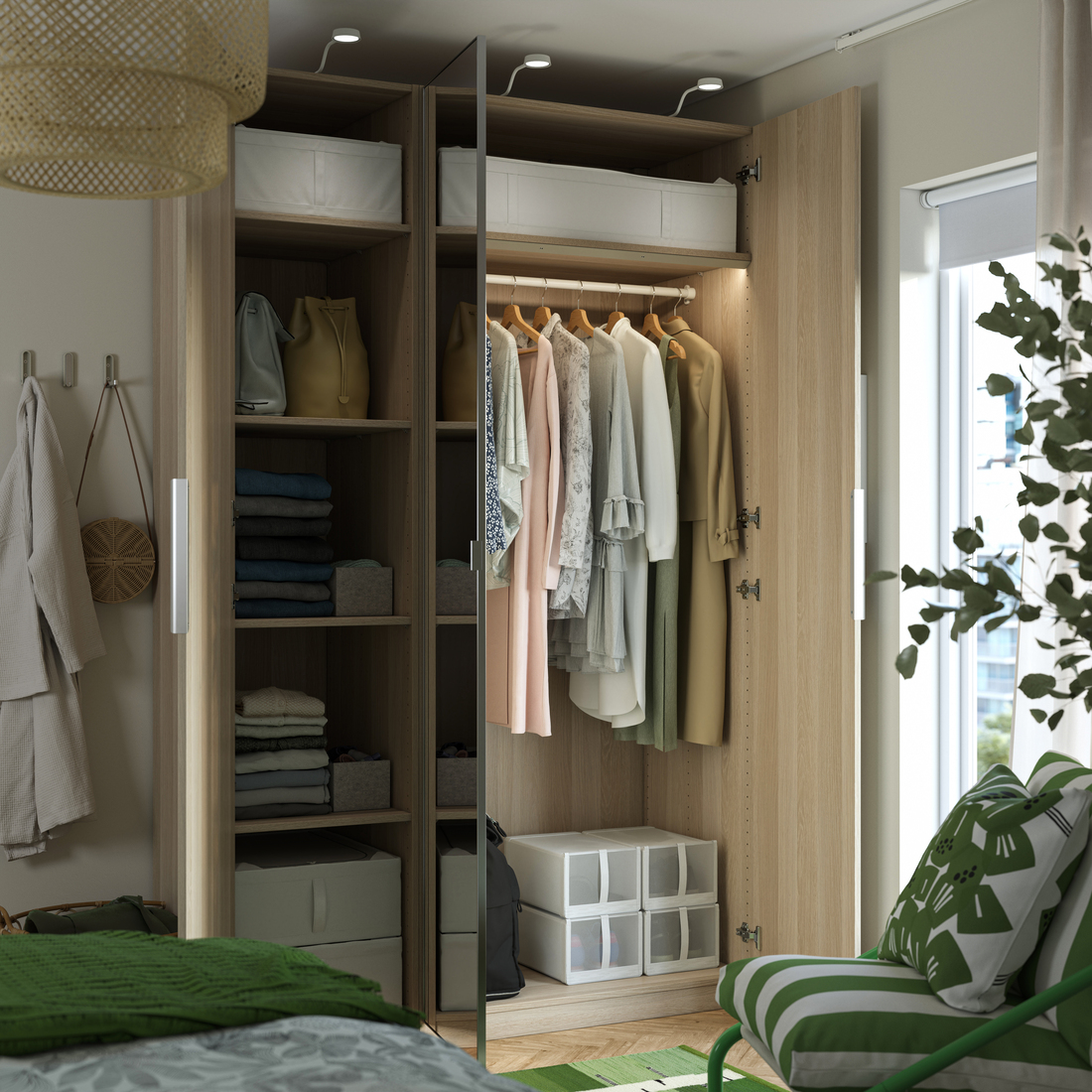 PAX / FORSAND / ÅHEIM, wardrobe. 2 of 7 open dialog