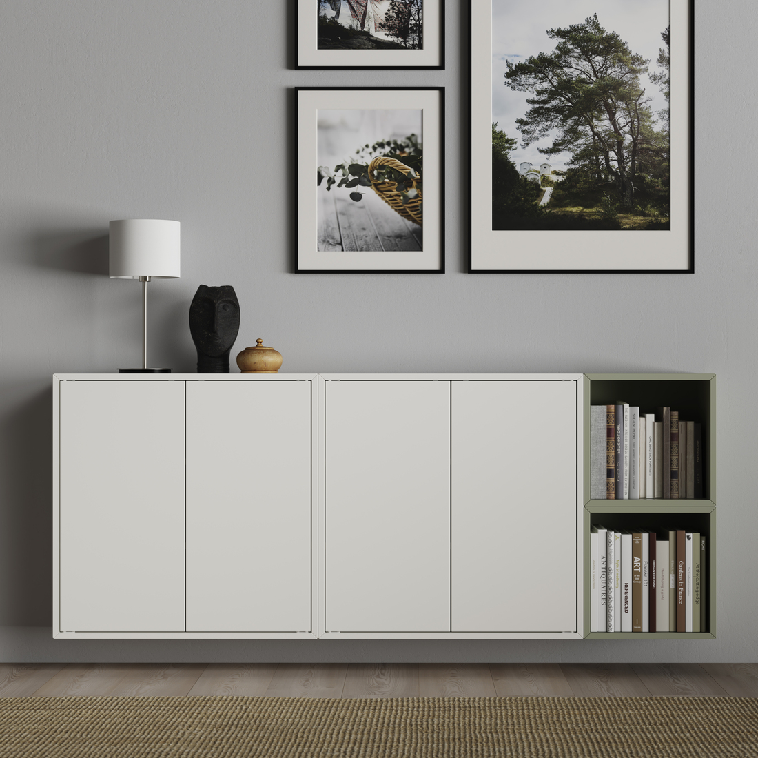 EKET, cabinet with 2 doors and shelf. 3 of 6 open dialog