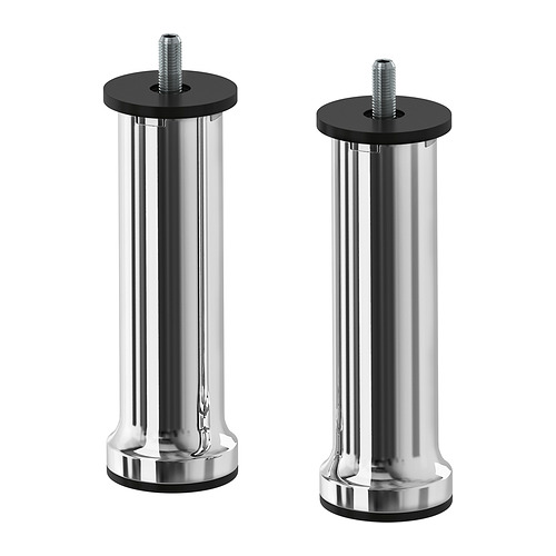 Select colour variation: BASTLUNDA leg chrome-plated