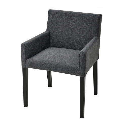 Select colour variation: MÅRENÄS black / Gunnared dark grey