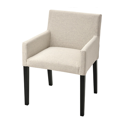 Select colour variation: MÅRENÄS black / Gunnared beige