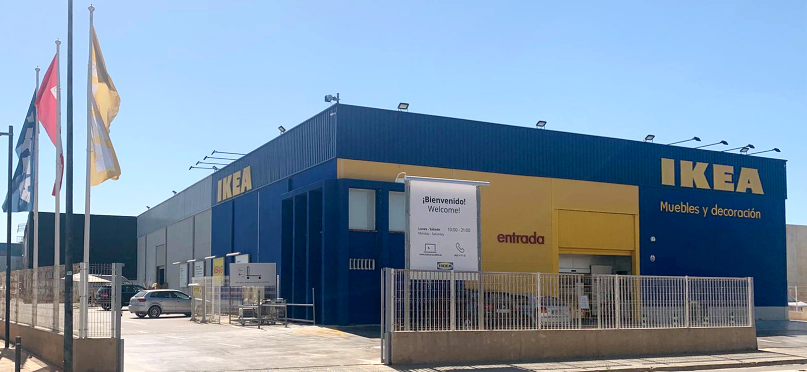 Fachada de IKEA Ibiza