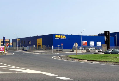 Facade of IKEA Fuerteventura