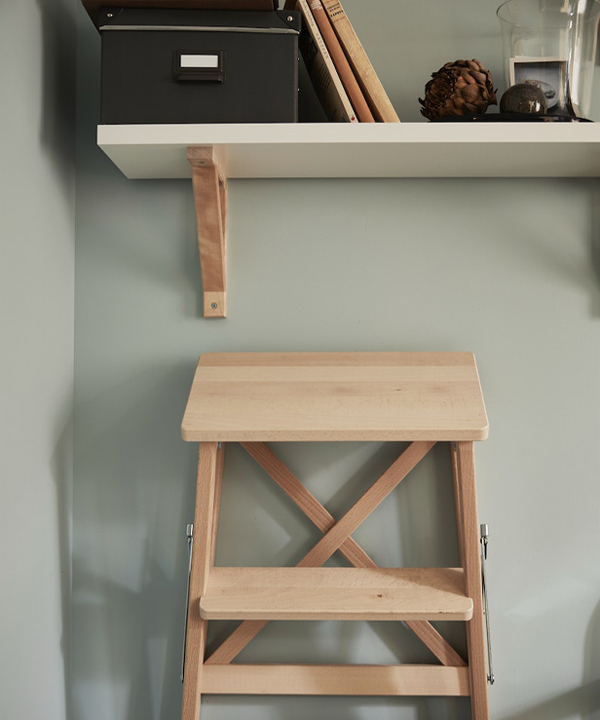 BEKVÄM Escalera, 3 peldaños