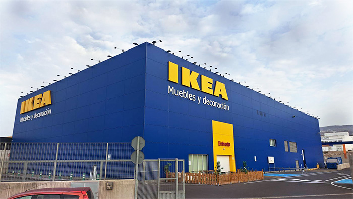 Facade of Pick up point IKEA Tenerife