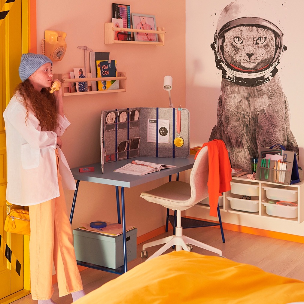 Bedroom and study zone