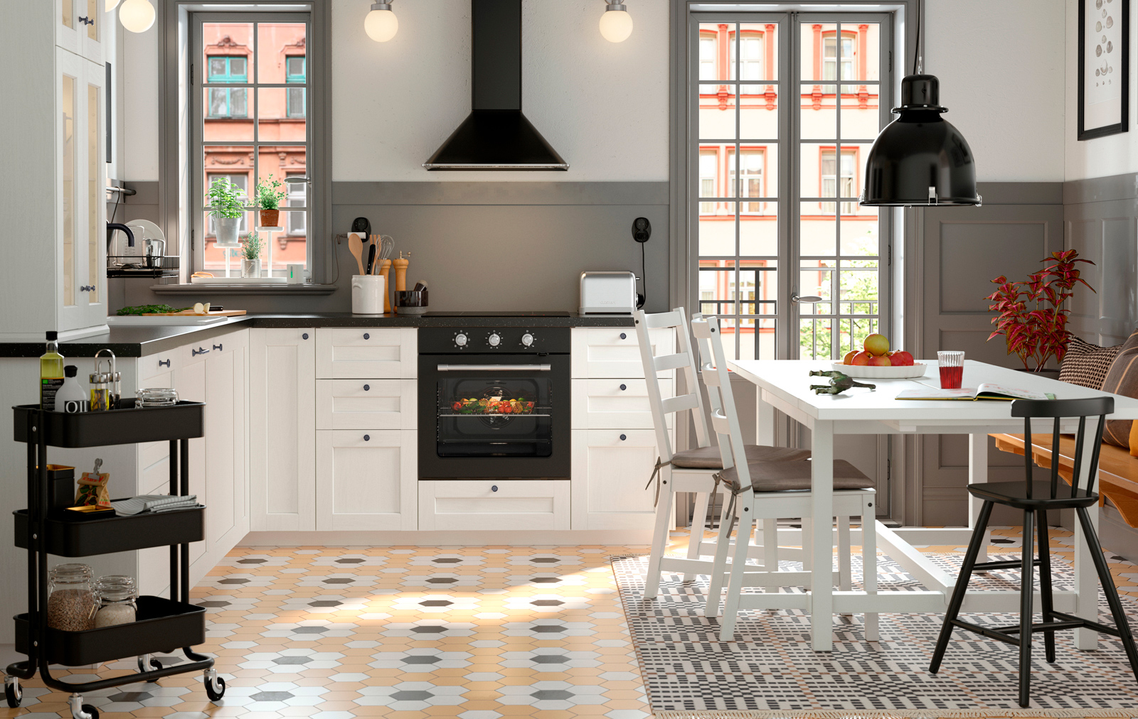 Dining room kitchen