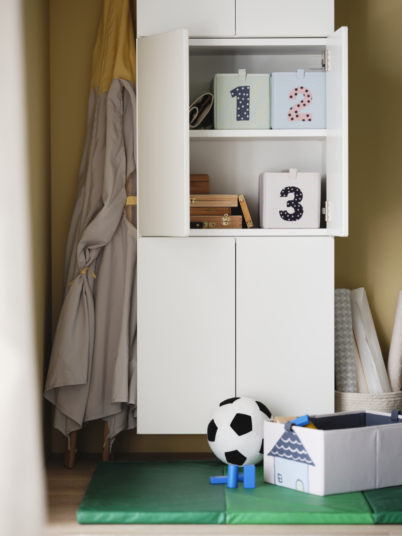 SMÅSTAD Wall cabinet with 1 shelf