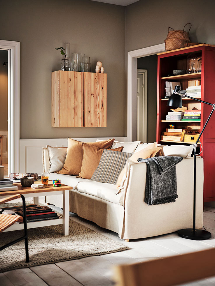 A furnished living room