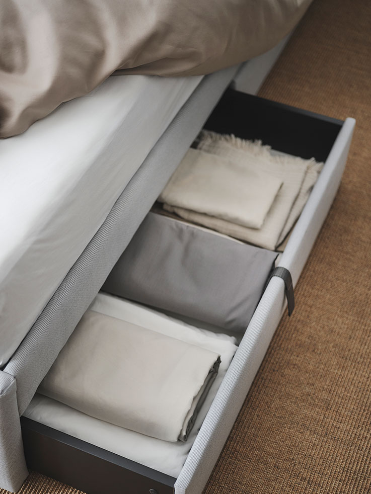 Cama tapizada completa